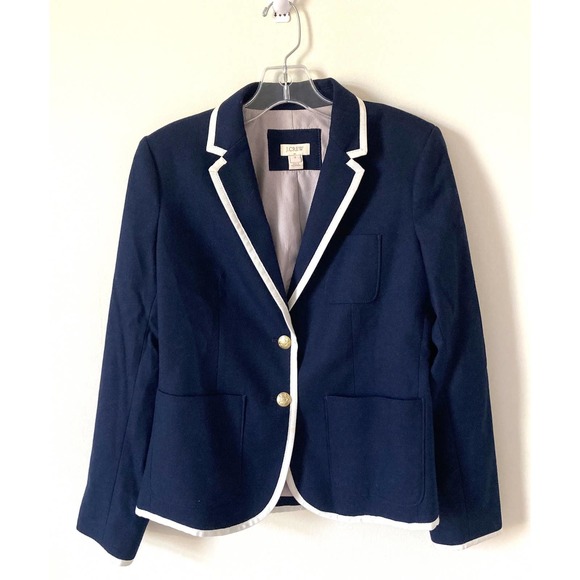 J. Crew Classic Blazer Navy Blue Size 4